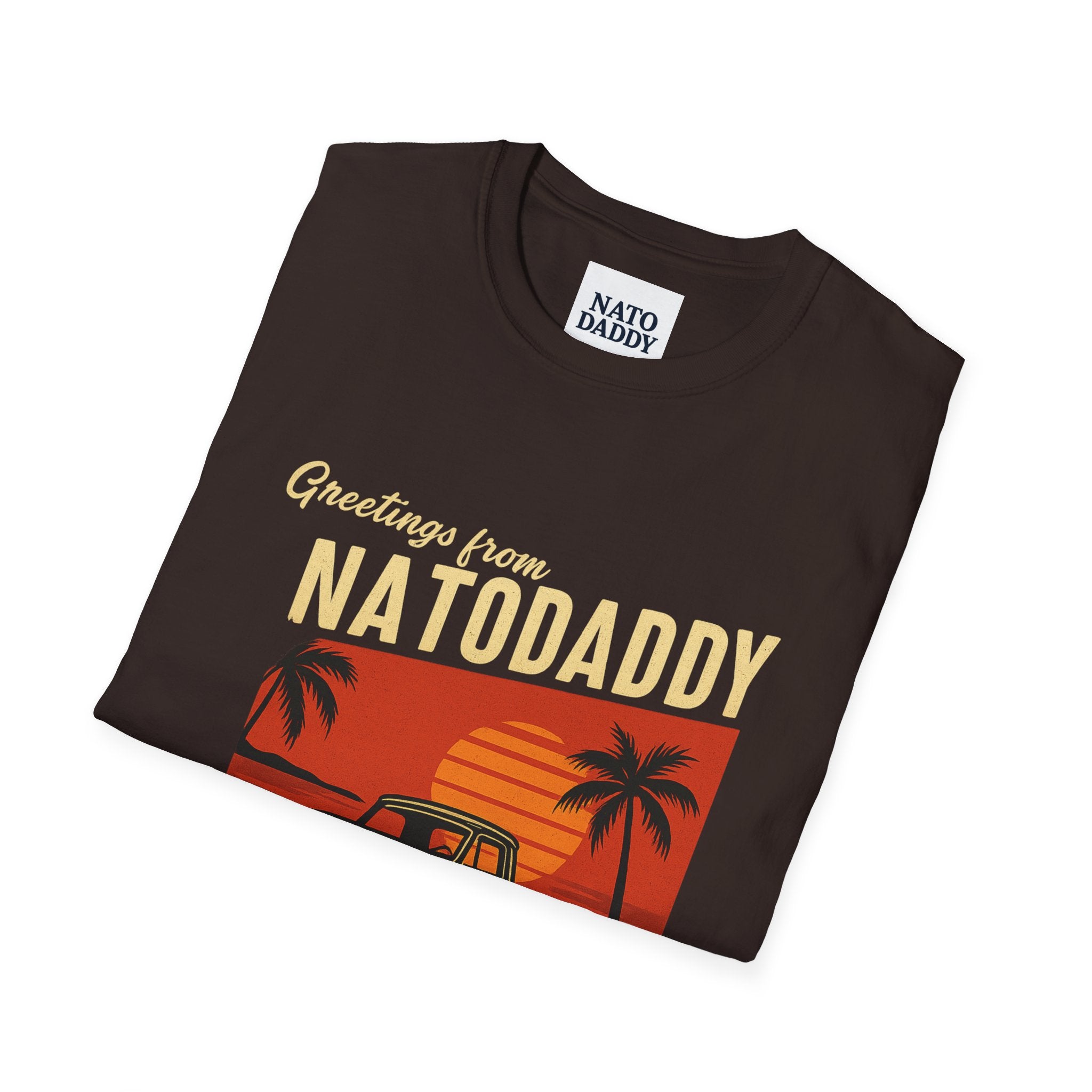 T-Shirt with Vintage Truck Design, Perfect Gift for Dads, Summer Vibes, Vacation Memories, Casual Wear