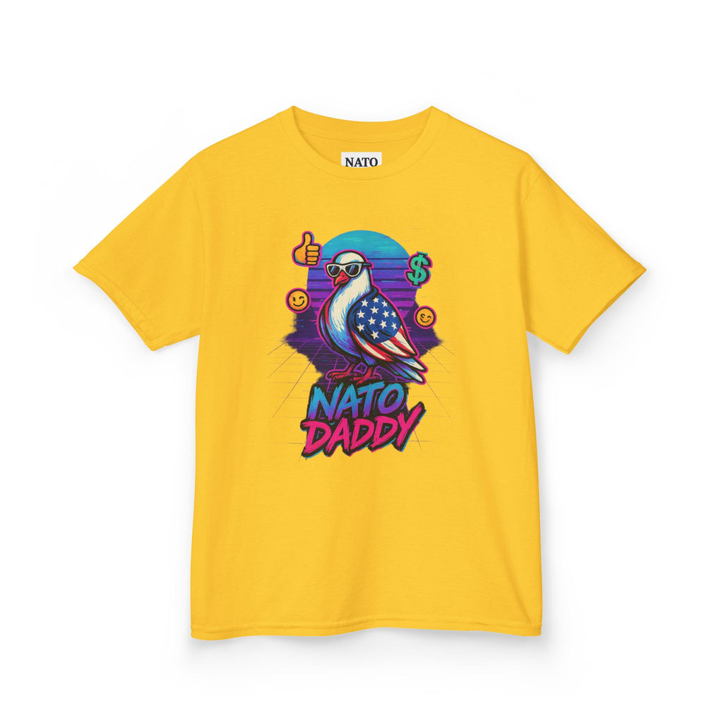 Colorful Kids Heavy Cotton™ Tee - Fun Graphic Tee, Bird Design, Gift for Kids, Casual Wear, Birthday Gift, Summer Outfits