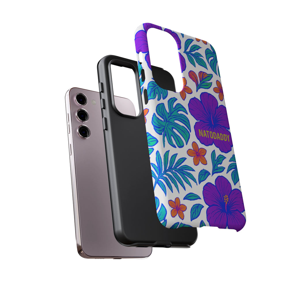 Tropical Phone Case | Tough Cases with Floral Design, Gift for Him/Her, Summer Vibe, Phone Accessory, Cute Design