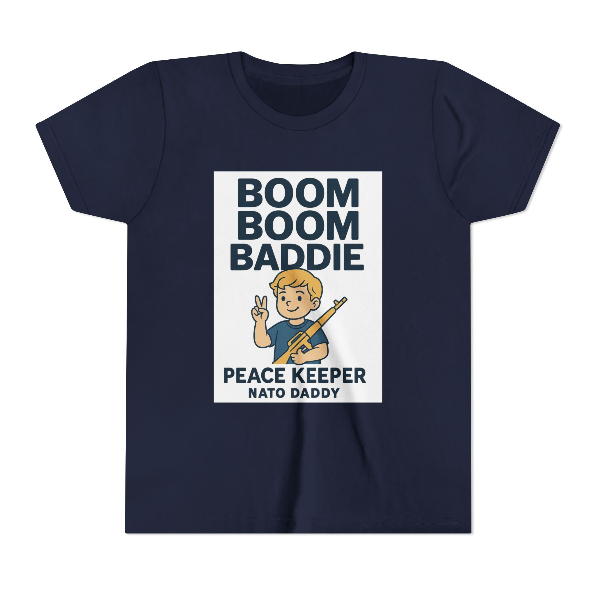 Youth Graphic Tee with Playful Design, Fun T-Shirt for Kids, Gift for Birthdays, Summer Vacations, or Everyday Wear